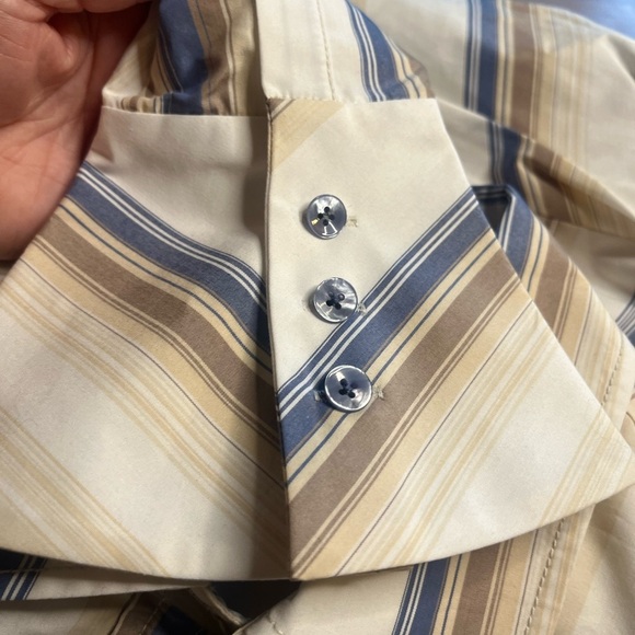 NWT Jonathan Simkhai- Marge Stripe Heavy Cotton Midi Dress. Size 4 - Picture 11 of 12